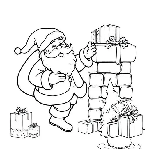 Santa and Sleigh