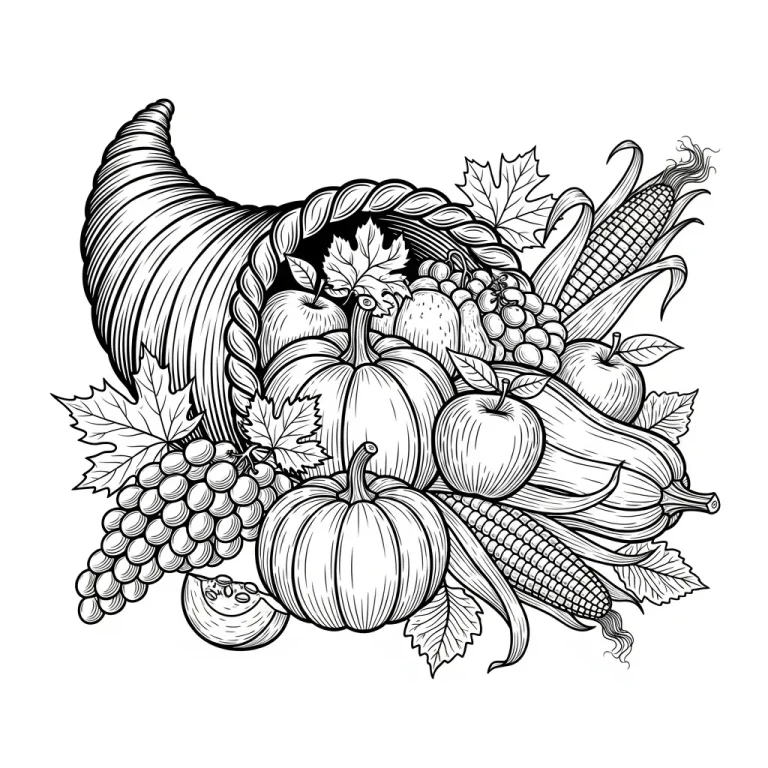 Thanksgiving Coloring Pages: The Heartwarming and Joyful Celebration of Gratitude