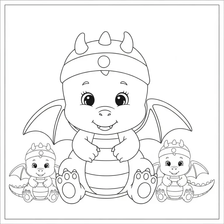 Dragon Coloring Pages: The Epic and Thrilling World of Fiery Fantasy