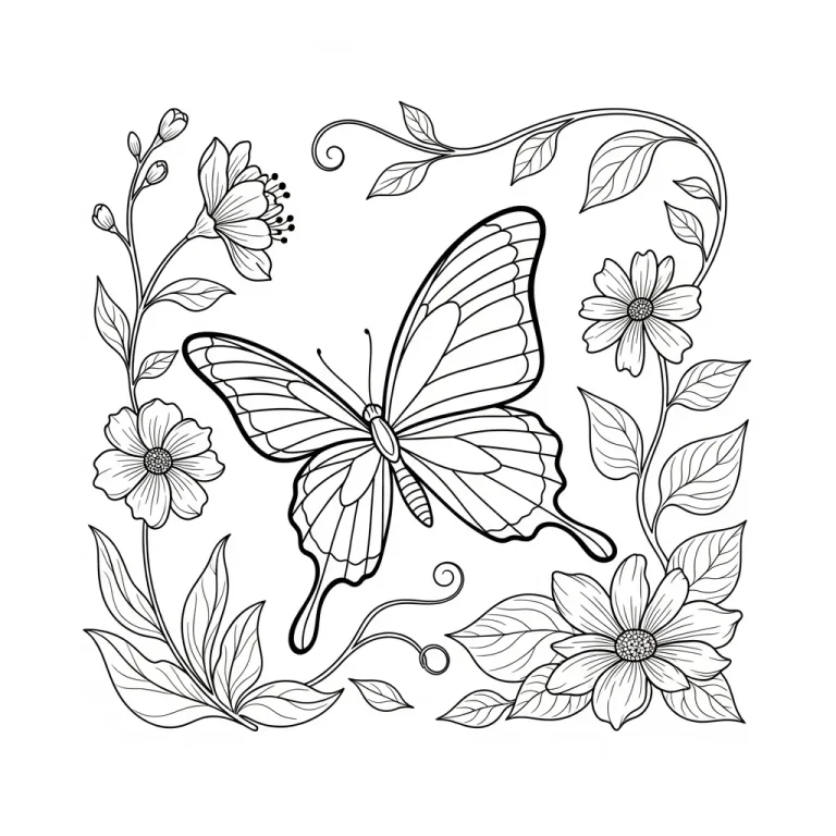 Butterfly Coloring Pages: A Beautiful Blend of Art, Nature, and Creativity
