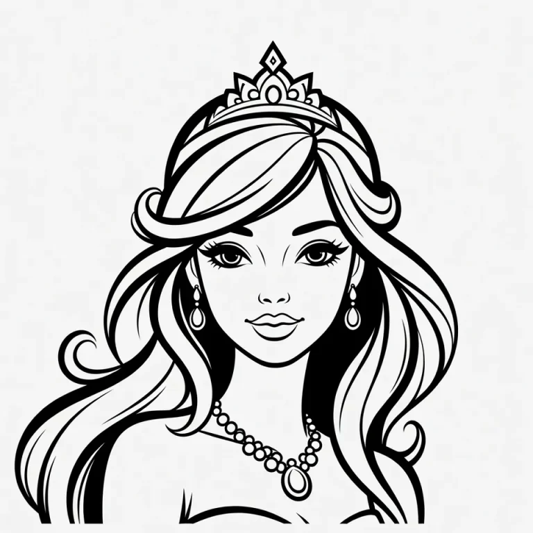 Fashionable Barbie Coloring Pages: Stylish Fun for Kids and Doll Lovers