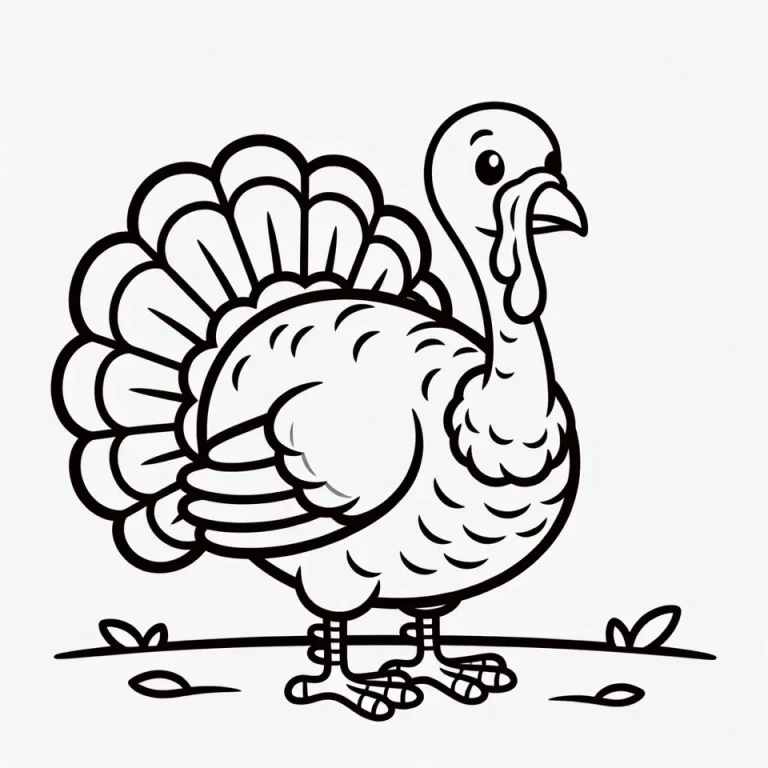 Turkey Coloring Pages Printable: Fun and Festive Creativity for Kids