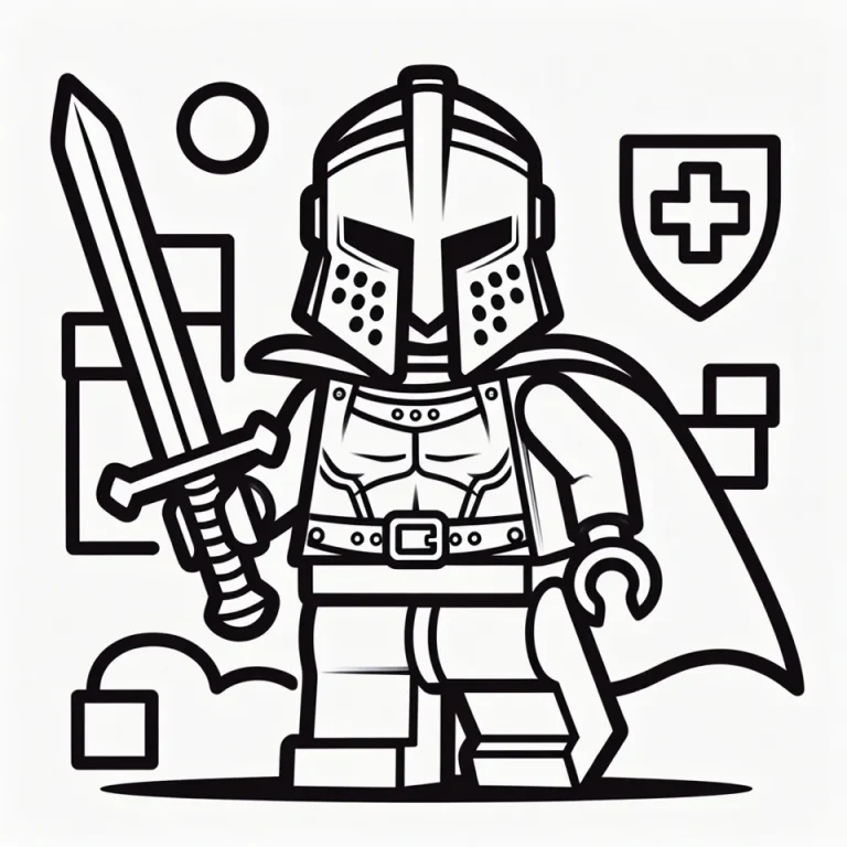 Lego Coloring Pages – Free Printable Fun for Creative Kids & Builders