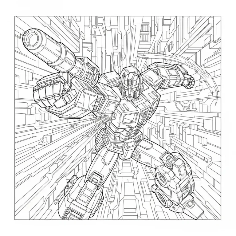Transformers Coloring Pages – Action-Packed Printable Fun for Kids & Fans